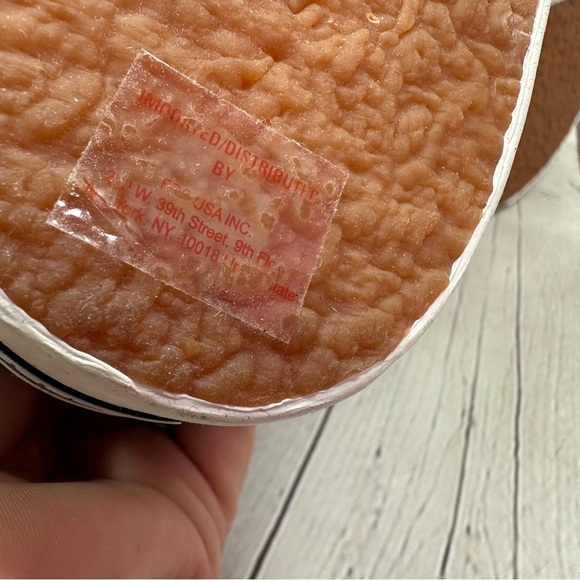 NWT superga 2708 black white platform high top sz 9 streetwear classic womens - Picture 6 of 10